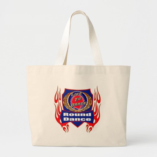 Round Dance Canvas tas (Voorkant)