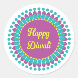 Round Diwali Stickers