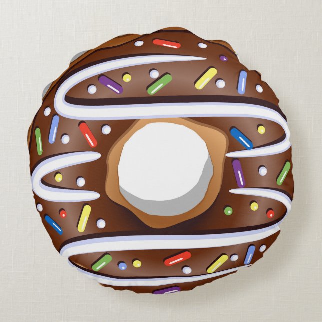 Round Doughnut Pillow - SRF Rond Kussen (Achterkant)