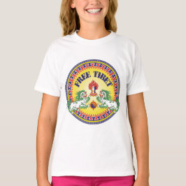 Round Free Tibet T-shirt