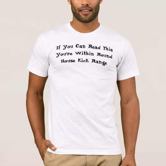 Round House Kick Range T-shirt (Voorkant)