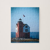Round Island Lighthouse Legpuzzel (Verticaal)