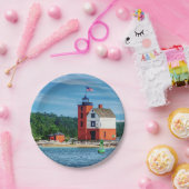 Round Island Lighthouse Papieren Bordje (Feest)