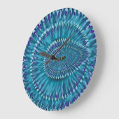 Round Jurassic EYE SEE YOU doodle  Grote Klok (Hoek)