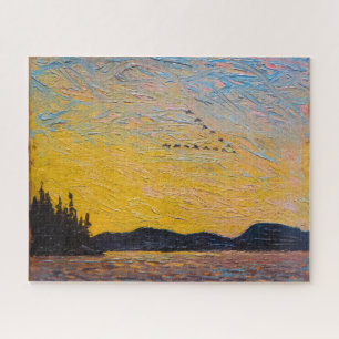 Round Lake Mud Bay Tom Thomson Legpuzzel