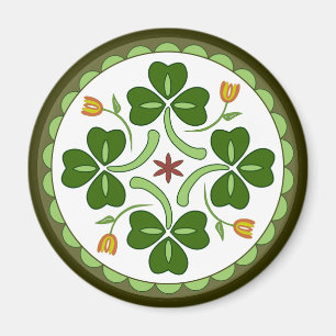 Round Magnet - Irish Good Luck Hex Magneet