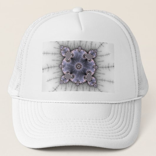 Round Mandelbrot - Fractal Trucker Pet (Voorkant)