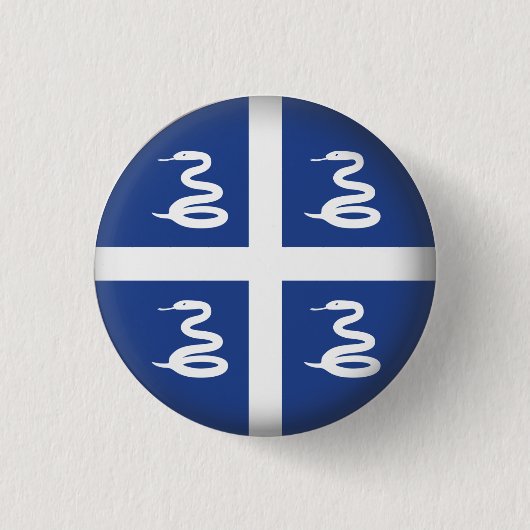 Round Martinique Ronde Button 3,2 Cm (Voorkant)