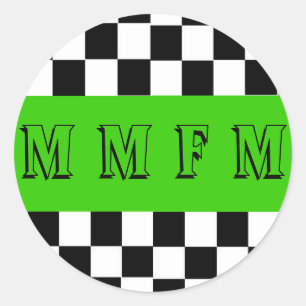 Round MMFM-sticker Ronde Sticker