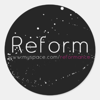 Round MySpace-sticker Ronde Sticker