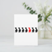 Round Penguin-groep Briefkaart (Staand voorkant)