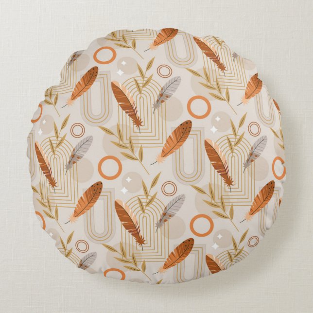 Round Pillow Design  Rond Kussen (Voorkant)