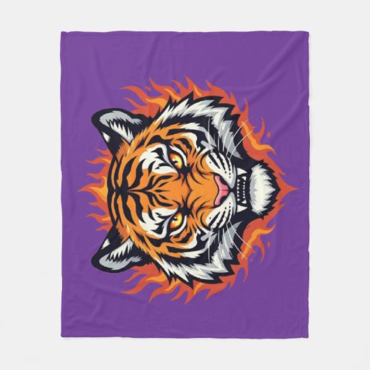 Round Pillow Fleece Deken (Voorkant)