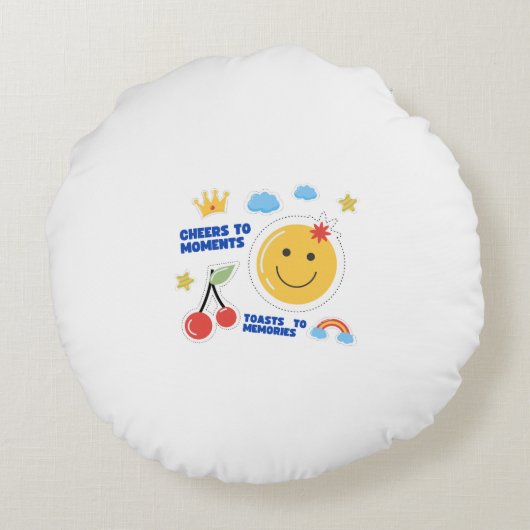 Round Pillow Rond Kussen (Achterkant)