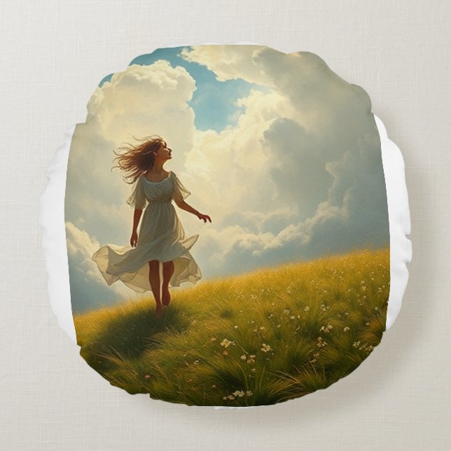 Round Pillow Rond Kussen (Voorkant)