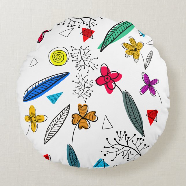 Round Pillow Rond Kussen (Voorkant)