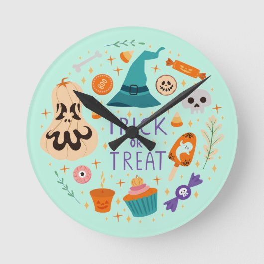 Round Pillow Ronde Klok (Voorkant)