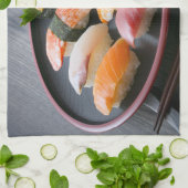 Round Plate Sushi Art Theedoek (Gevouwen)