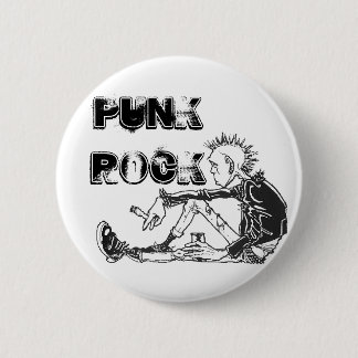 Round Punk Rock Genre Pin Ronde Button 5,7 Cm