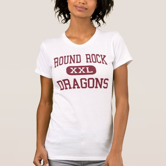 Round Rock - Dragons - High Round Rock - Texas T-shirt (Voorkant)