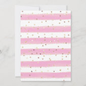 Round & Round Floral Carousel Birthday Invitation (Dos)