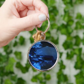 Round Sapphire Sleutelhanger (Hand)