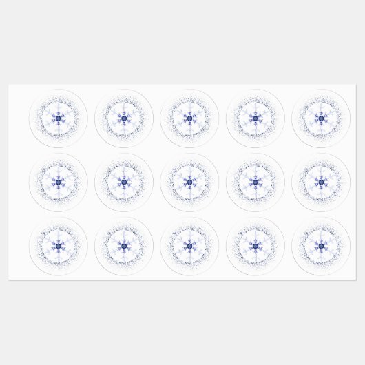 Round snowflake labels (Vel)