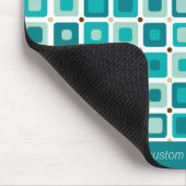 Round Square Pattern Mousepad Muismat (Hoek)