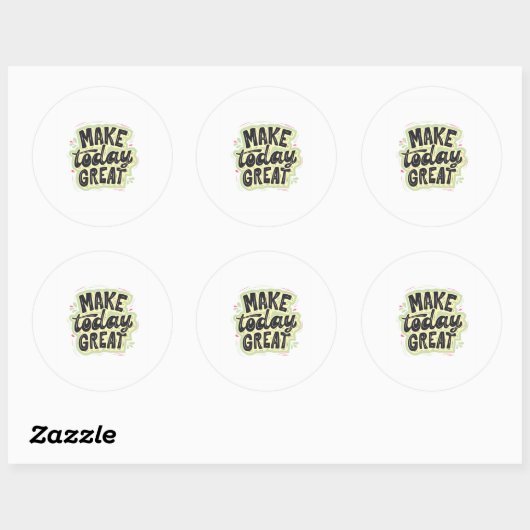 Round sticker (Feuille)