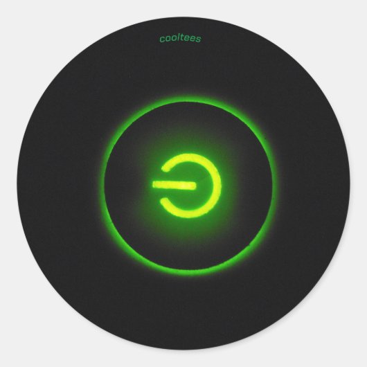 round switch on/off button label (Voorkant)