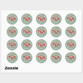 Round Tuit Sticker (Vel)