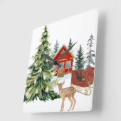 Round Wall Clock Vierkante Klok (Hoek)