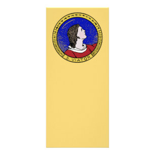 Roundel of St Viator of Lyon the Catechist (LD 01) Reclamekaart