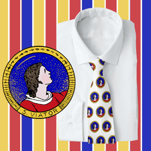 Roundel of St Viator of Lyon the Catechist (LD 01) Stropdas