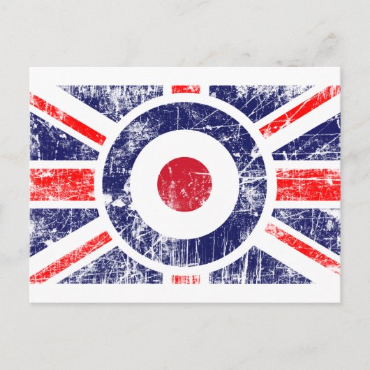 Roundel Target Mods UK Target Union Jack Briefkaart (Voorkant)
