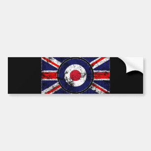 Roundel Target Mods UK Target Union Jack Bumpersticker