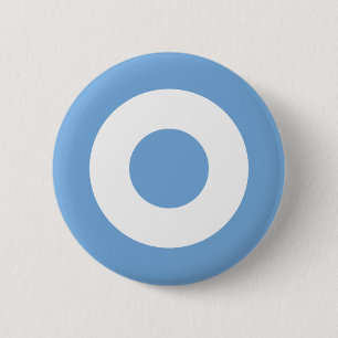 Roundel van Argentinië - Escarapela DE Argentini Ronde Button 5,7 Cm
