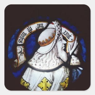 Roundel van de profeet Isaiah Vierkante Sticker