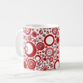 Rounds, Mug de café blanc-rouge (Devant gauche)