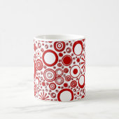 Rounds, Mug de café blanc-rouge (Centre)