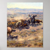 Roundup 1913 - Charles Marion Russell Poster (Voorkant)