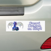 Rourke : Guard Dragon on Duty Bumpersticker (Op auto)