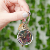 Rourning Cloak Butterfly Sleutelhanger (Hand)