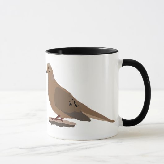 Rourning, Love of Turtle Dove Digitally Drage Bird Mok (Rechts)