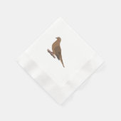 Rourning, Love of Turtle Dove Digitally Drage Bird Servetten (Hoek)