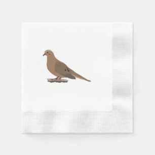 Rourning, Love of Turtle Dove Digitally Drage Bird Servetten