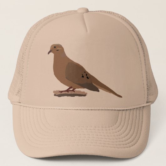 Rourning, Love of Turtle Dove Digitally Drage Bird Trucker Pet (Voorkant)