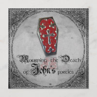 Rourning the Death of (my young) Party Invitation