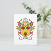 Rouse Family Crest Briefkaart (Staand voorkant)