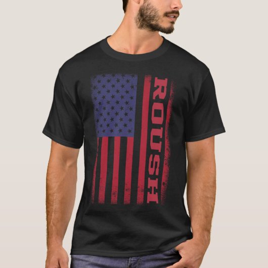 ROUSH American Flag T-shirt (Voorkant)